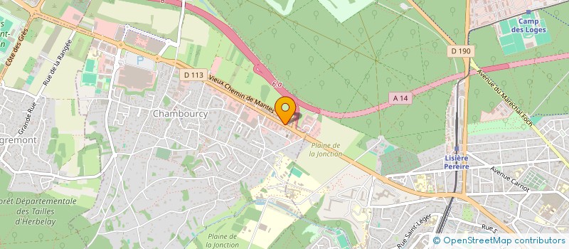 localisation de l'entreprise AFVP AUTOMATISME FERMETURE VOLET PORTAIL  CHAMBOURCY