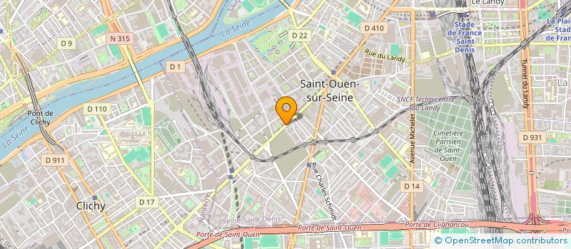 localisation de l'entreprise AFW SERVICES à SAINT-OUEN-SUR-SEINE