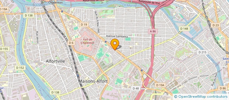 localisation de l'entreprise AFX PATRIMOINE  MAISONS-ALFORT