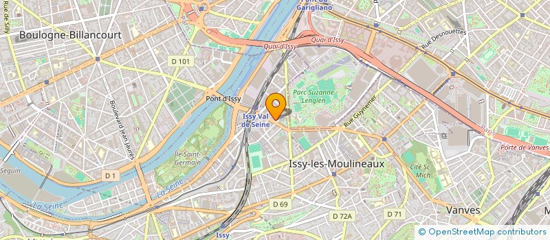 localisation de l'entreprise AFYA à ISSY-LES-MOULINEAUX