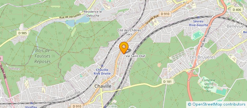 localisation de l'entreprise AFYA SPORT ET WELLNESS à CHAVILLE