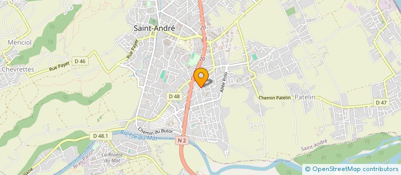 localisation de l'entreprise AFYM AUDIT EXPERTISE à SAINT-ANDRE