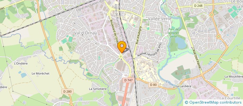 localisation de l'entreprise AFYMA à LA ROCHE-SUR-YON