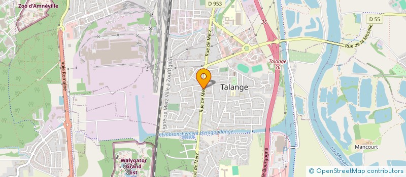 localisation de l'entreprise AFYON  TALANGE