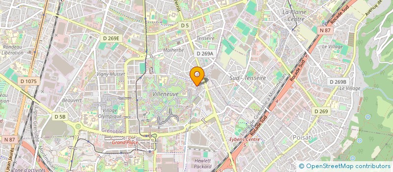 localisation de l'entreprise AFYSN WORKS  GRENOBLE