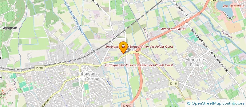 localisation de l'entreprise AG-2S  ENTRAIGUES-SUR-LA-SORGUE