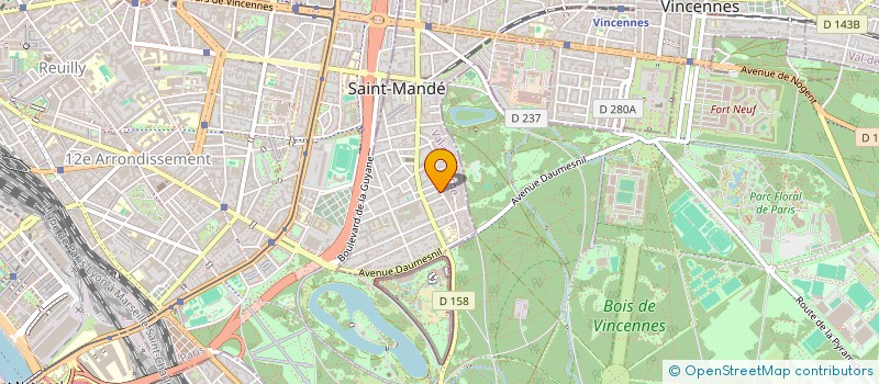 localisation de l'entreprise AG  SAINT-MANDE