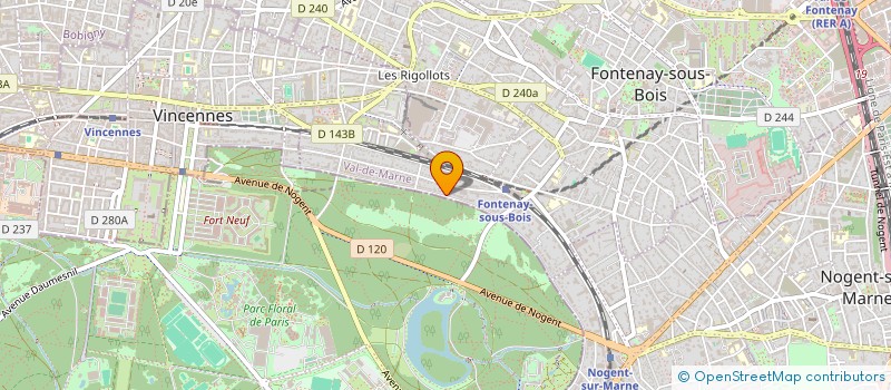 localisation de l'entreprise AG à FONTENAY-SOUS-BOIS