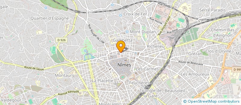localisation de l'entreprise AG  NIMES