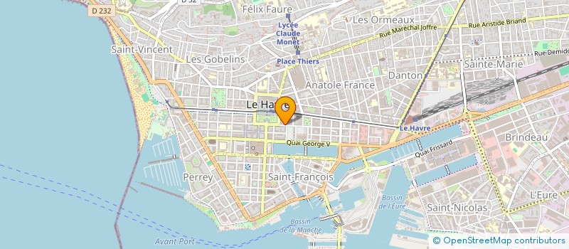 localisation de l'entreprise AG  LE HAVRE