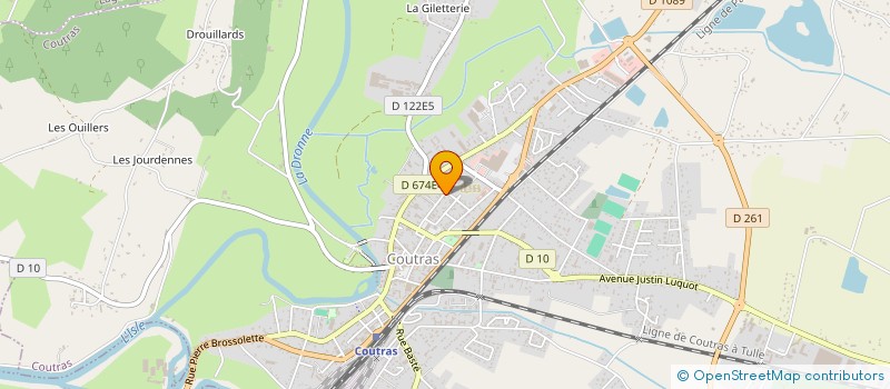 localisation de l'entreprise AG  COUTRAS