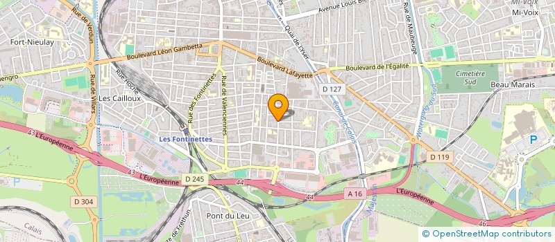 localisation de l'entreprise AG AMBRY  CALAIS