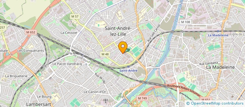 localisation de l'entreprise AG ARM  SAINT-ANDRE-LEZ-LILLE