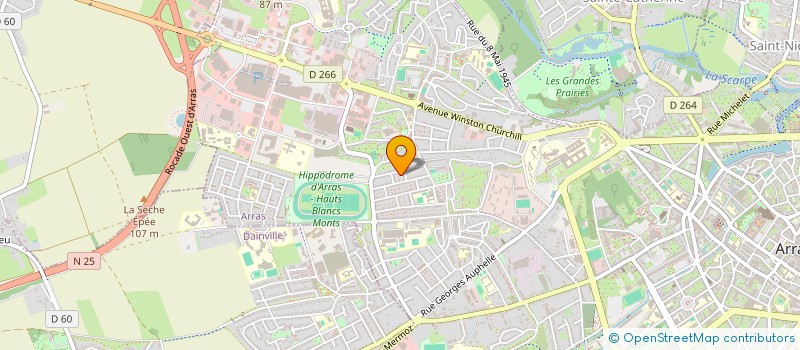 localisation de l'entreprise AG ARRAS à ARRAS