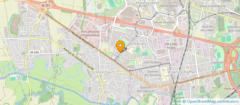 localisation de l'entreprise AG AUTO-ECOLE  STRASBOURG