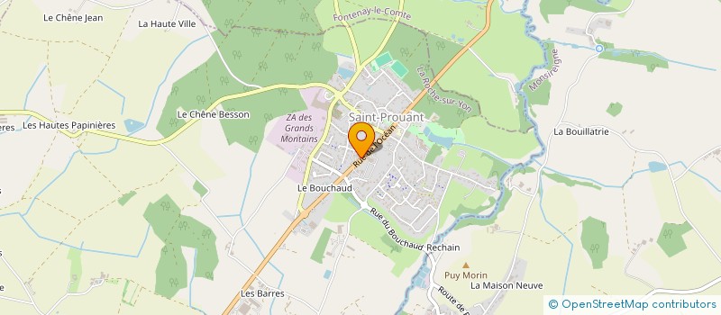 localisation de l'entreprise AG AUTOMOBILES  SAINT-PROUANT