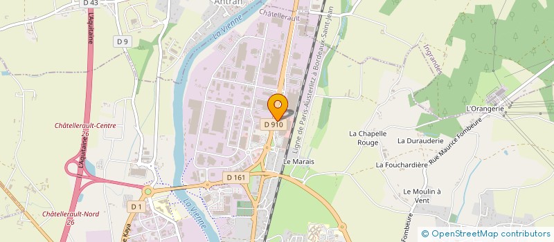 localisation de l'entreprise AG AUTOMOBILES  INGRANDES