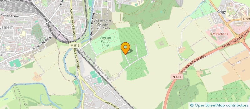 localisation de l'entreprise AG AUTOS à METZ