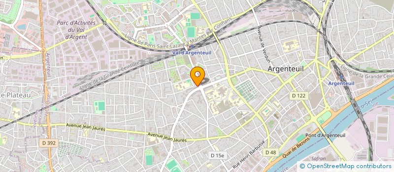 localisation de l'entreprise AG BAT  ARGENTEUIL