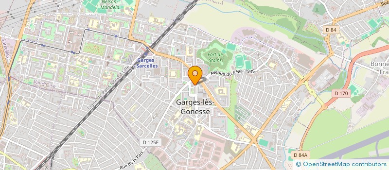 localisation de l'entreprise AG BAT  GARGES-LES-GONESSE