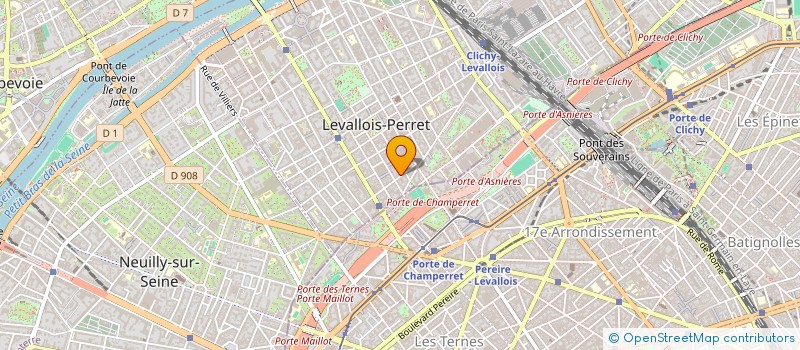 localisation de l'entreprise AG BAT à LEVALLOIS-PERRET