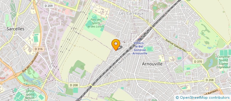 localisation de l'entreprise AG BAT à ARNOUVILLE