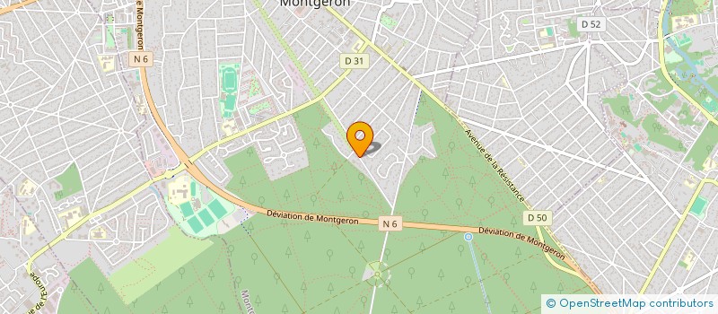 localisation de l'entreprise AG BATIMENT  MONTGERON