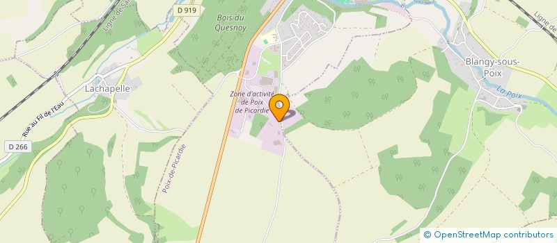 localisation de l'entreprise AG BATIMENT à POIX-DE-PICARDIE