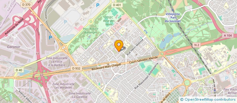 localisation de l'entreprise AG BATIMENT à AULNAY-SOUS-BOIS