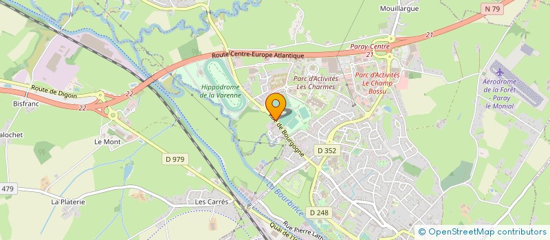 localisation de l'entreprise AG BATIMENT  PARAY-LE-MONIAL