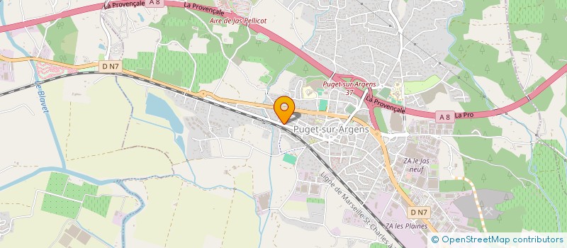 localisation de l'entreprise AG BATIMENT INVESTISSEMENT  PUGET-SUR-ARGENS