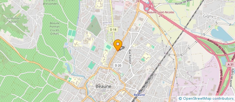 localisation de l'entreprise AG BEAUNE à BEAUNE
