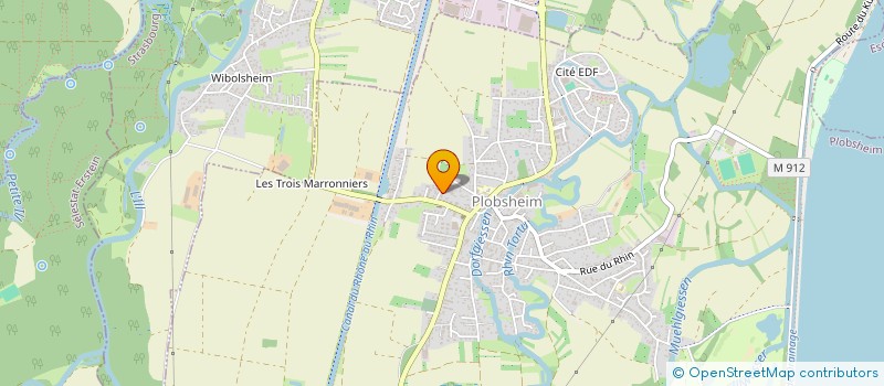 localisation de l'entreprise AG CABLING  PLOBSHEIM