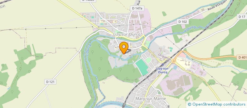 localisation de l'entreprise AG-CHATEAU  LIZY-SUR-OURCQ