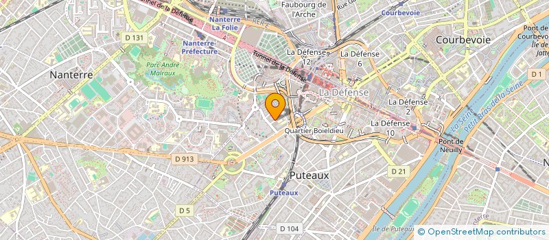 localisation de l'entreprise AG CLAVEL (SDF CLAVEL)  PUTEAUX