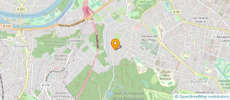 localisation de l'entreprise AG COM à RUEIL-MALMAISON