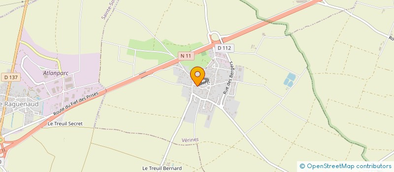 localisation de l'entreprise AG.COM à SAINT SAUVEUR D'AUNIS