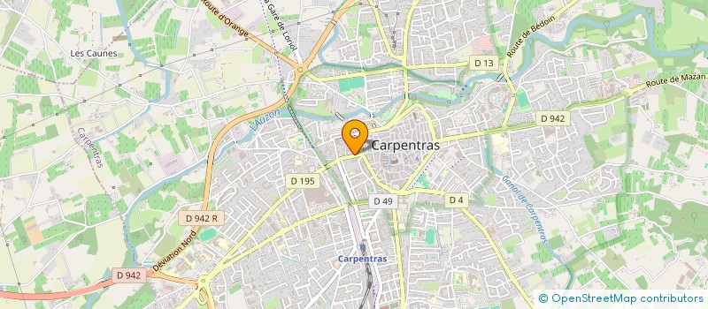 localisation de l'entreprise AG.COM à CARPENTRAS