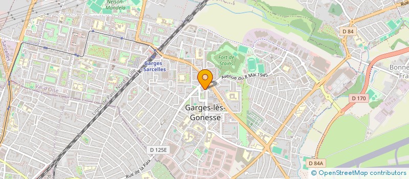 localisation de l'entreprise AG COM  GARGES-LES-GONESSE