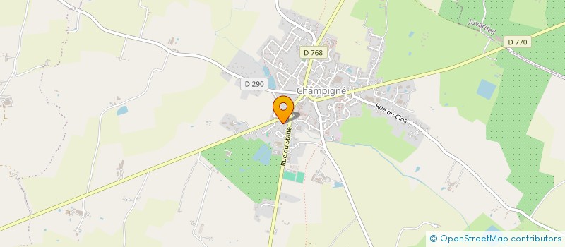 localisation de l'entreprise AG COMMERCE ET SERVICES  LES HAUTS-D'ANJOU