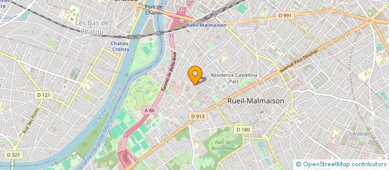 localisation de l'entreprise AG & COMPAGNIE à RUEIL-MALMAISON