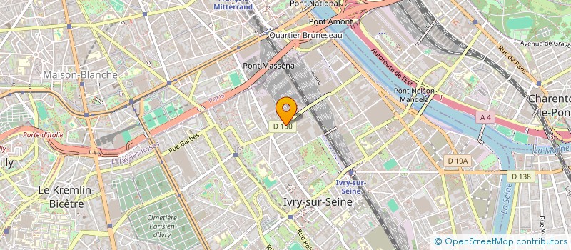 localisation de l'entreprise AG CONCEPT  IVRY-SUR-SEINE