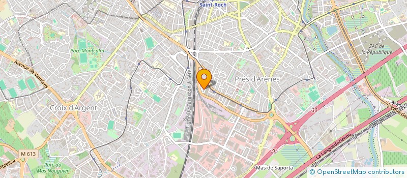 localisation de l'entreprise AG CONCEPT à MONTPELLIER