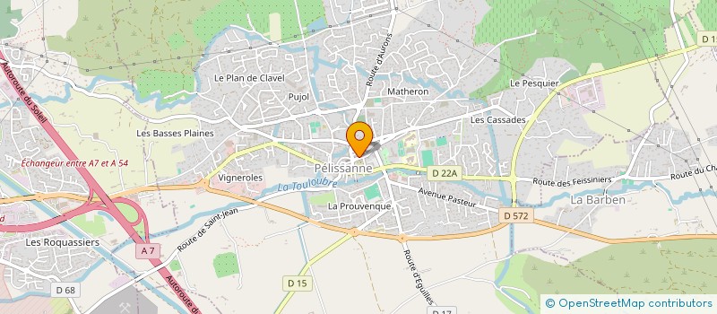 localisation de l'entreprise AG CONCEPT PAYSAGE à PELISSANNE