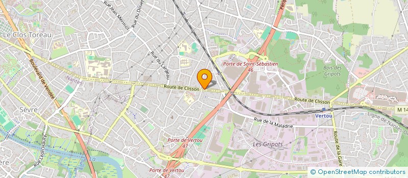 localisation de l'entreprise AG CONSEIL  SAINT-SEBASTIEN-SUR-LOIRE