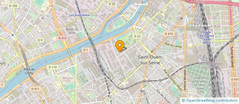 localisation de l'entreprise AG CONSEIL à SAINT-OUEN-SUR-SEINE