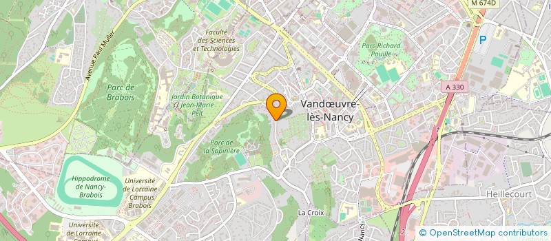 localisation de l'entreprise AG CONSEIL SAS  VANDUVRE-LES-NANCY