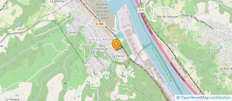 localisation de l'entreprise AG CONSEILS  LOIRE-SUR-RHONE