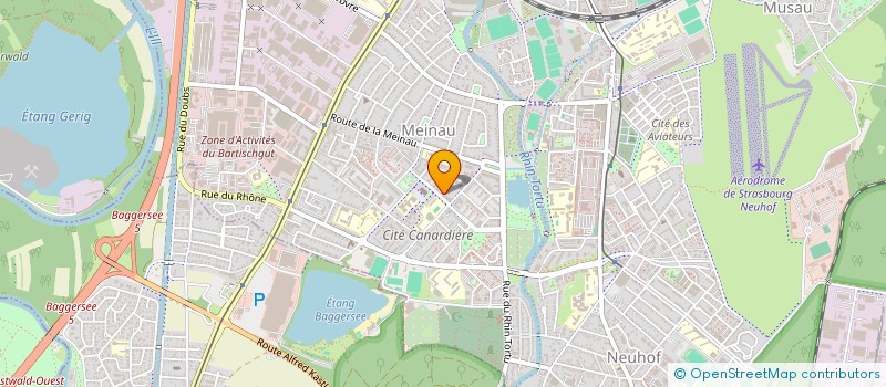 localisation de l'entreprise AG CONSTRUCTION à STRASBOURG