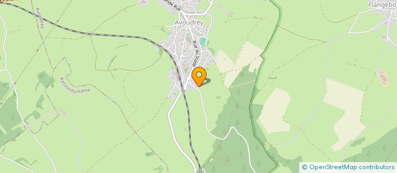 localisation de l'entreprise AG CONSTRUCTIONS BOIS  AVOUDREY
